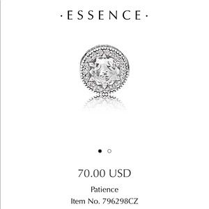Pandora ESSENCE patience charm